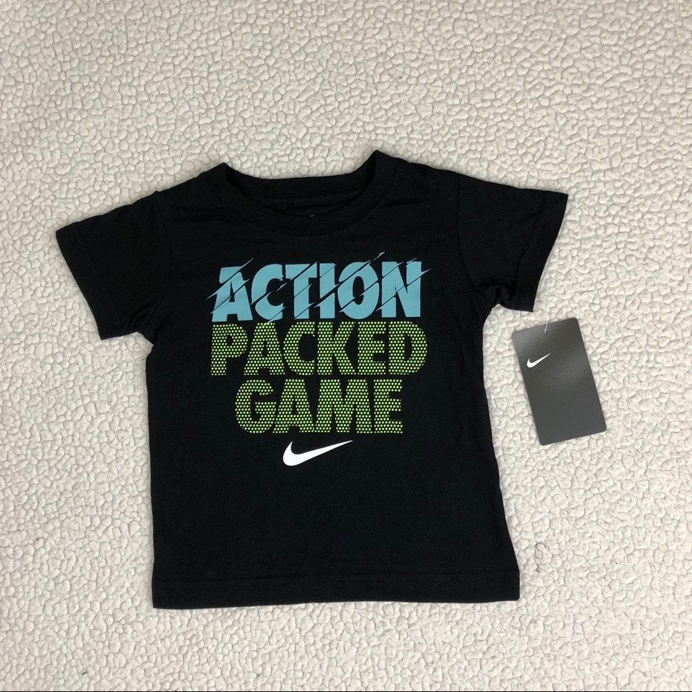 **SOLD** NWT Nike black Tee, boys size 2T